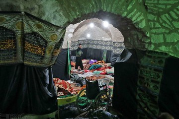 زائران پیاده‎ حرم رضوی(ع)