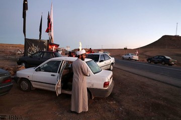 زائران پیاده‎ حرم رضوی(ع)