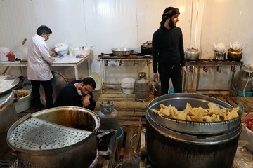 زائران پیاده‎ حرم رضوی(ع)