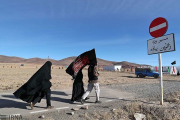 زائران پیاده‎ حرم رضوی(ع)