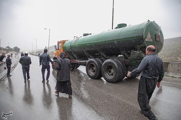 تصادف زنجیره ای در جاده کرمانشاه به اسلام آباد