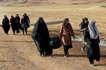 پیاده روی زائران امام رضا(ع)