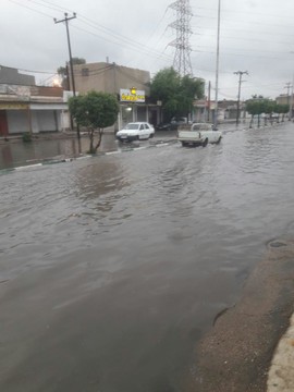 آبگرفتگی خیابان های کوی علوی اهواز