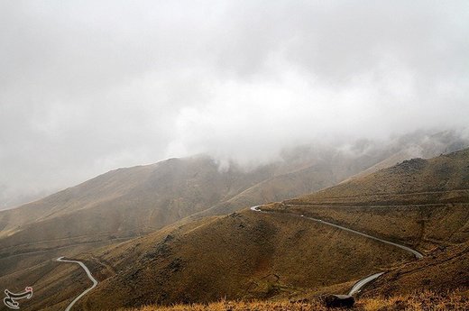 بارش برف و مه شدید در ارتفاعات همدان