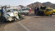 فیلم | تصادف زنجیره‌ای ۴۰ خودرو در اتوبان قزوین