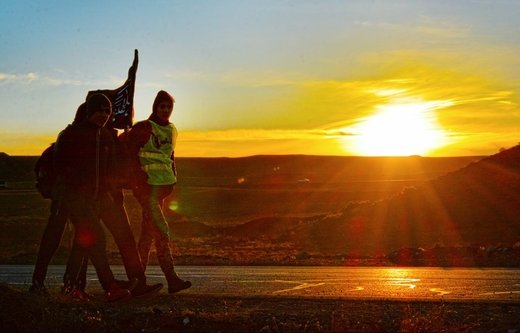 زائرین پیاده حرم مطهر رضوی(ع)