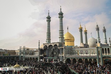 دسته عزاداری خدّام کریمه‌اهل‌بیت در سالروز شهادت امام رضا(ع)