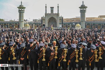 دسته عزاداری خدّام کریمه‌اهل‌بیت در سالروز شهادت امام رضا(ع)