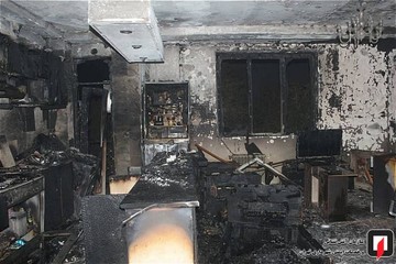 انفجار منزل مسکونی در محله اتابک