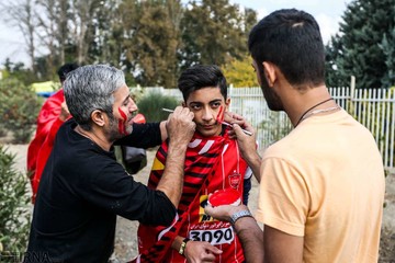 هواداران پرسپولیس در ورزشگاه آزادی