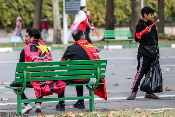 هواداران پرسپولیس در ورزشگاه آزادی