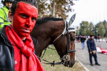 هواداران پرسپولیس در ورزشگاه آزادی