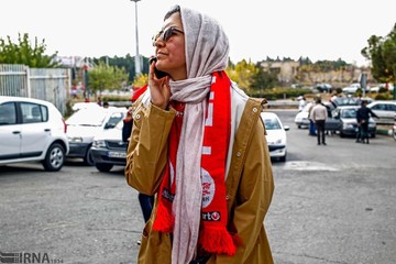 هواداران پرسپولیس در ورزشگاه آزادی