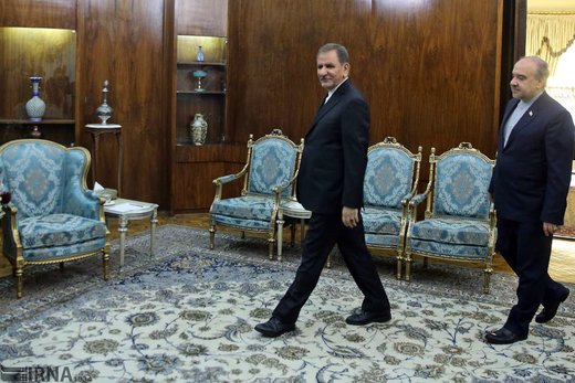 دیدار رئیس کنفدراسیون فوتبال آسیا با جهانگیری