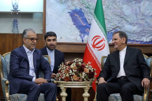 دیدار رئیس کنفدراسیون فوتبال آسیا با جهانگیری