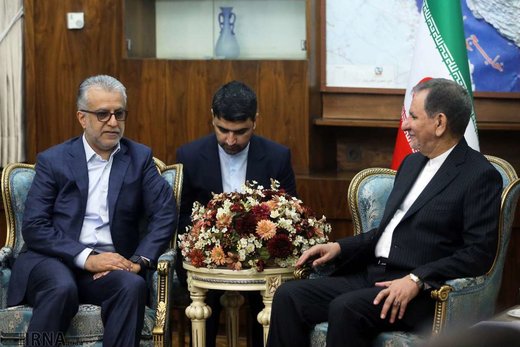 دیدار رئیس کنفدراسیون فوتبال آسیا با جهانگیری