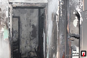 آتش‌ سوزی منزل مسکونی در خیابان جماران