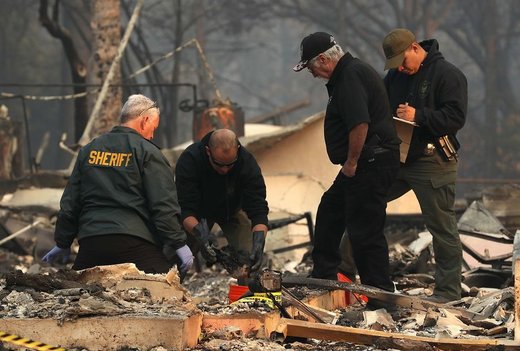 کشف اجساد سوخته در آتش سوزی کالیفرنیا