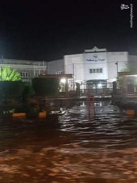 عکس | سیل در خیابان‌های اهواز