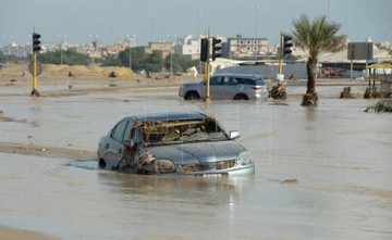 بارش باران و وقوع سیل در کویت