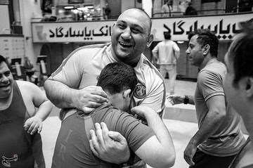 تمرین تیم کشتی سندروم داون در اردوی تیم ملی کشتی آزاد