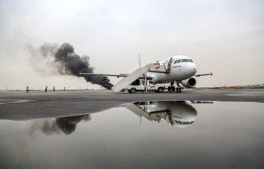 مانور دوسالانه طرح اضطراری فرودگاه مهرآباد تهران