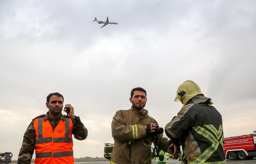 مانور دوسالانه طرح اضطراری فرودگاه مهرآباد تهران