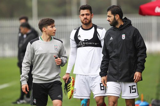 خوشحالی ژاوی از گلزنی ستاره ایرانی/عکس