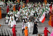 ببینید | رژه کاروان ایران در افتتاحیه بازی‌های پاراآسیایی