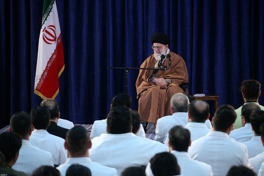 دیدار مدال‌آوران ایران در بازی‌های پاراآسیایی با رهبر معظم انقلاب اسلامی