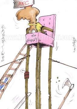 اینم جدیدترین وضعیت صندلی مهدی تاج!