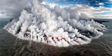 عکس | جزیره آتشین در عکس روز نشنال جئوگرافیک