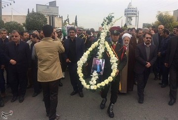 مراسم وداع با پیکر مدیرعامل تأمین اجتماعی و معاون وی در گرگان