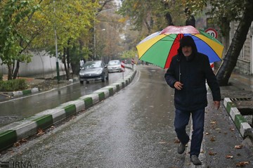 بارش باران در تهران