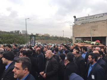 مراسم تشییع پیکر دکتر نوربخش وتاج الدین در تهران