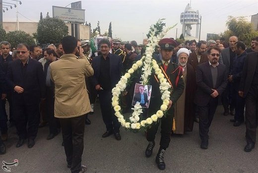 مراسم وداع با پیکر مدیرعامل تأمین اجتماعی و معاون وی در گرگان