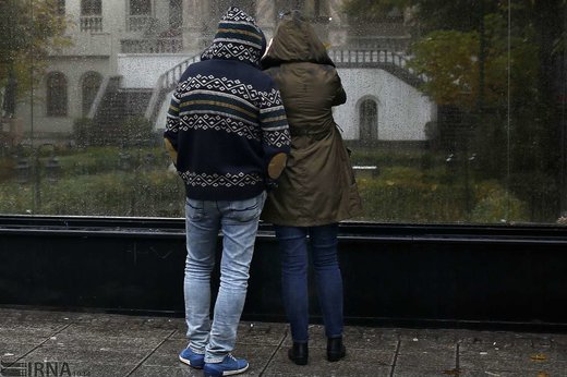 بارش باران در تهران