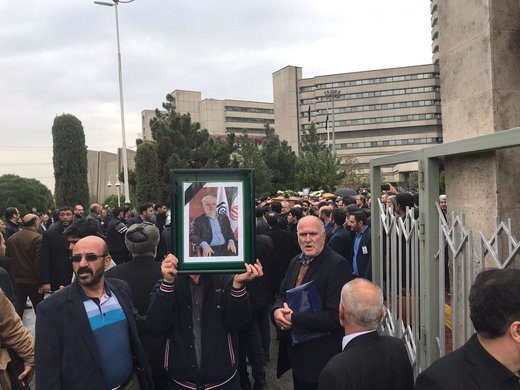 مراسم تشییع پیکر دکتر نوربخش وتاج الدین در تهران