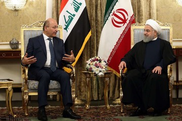 دیدار رئیسان جمهوری اسلامی ایران و عراق