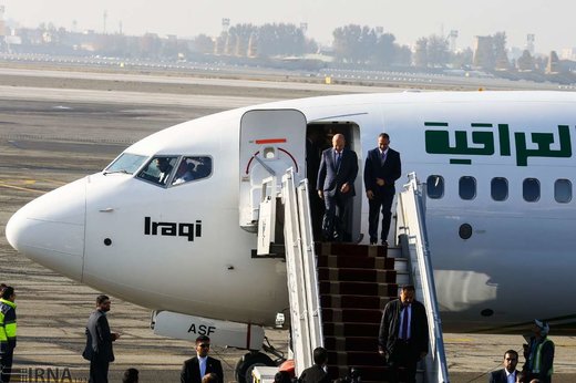 ورود رئیس جمهوری عراق به تهران