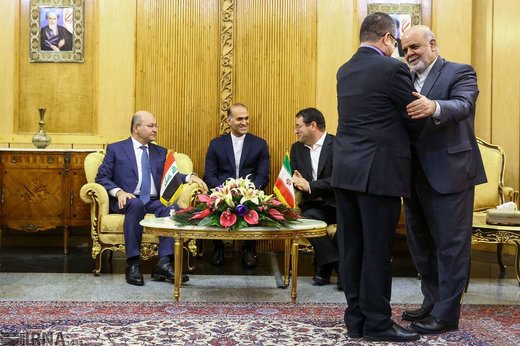 ورود رئیس جمهوری عراق به تهران