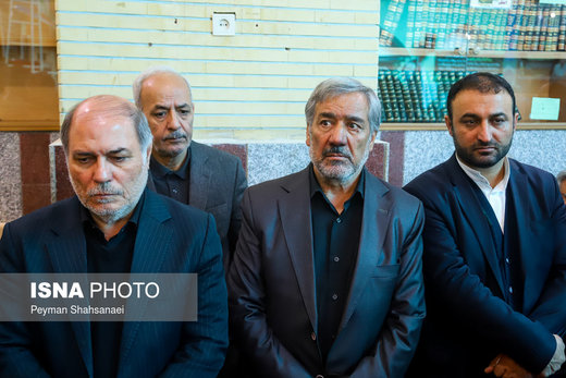 مراسم ترحیم عبدالرحمن تاج الدین در مسجد اعظم حسین آباد اصفهان