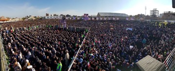 سخنرانی رییس‌جمهور در خوی