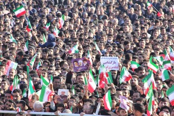 سخنرانی رییس‌جمهور در خوی