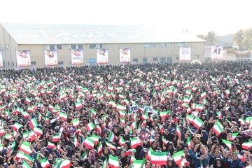سخنرانی رییس‌جمهور در خوی