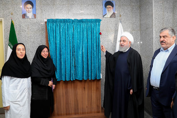 افتتاح بیمارستان 225 تختخوابی امام خمینی(ره) خوی با حضور رئیس‌جمهور