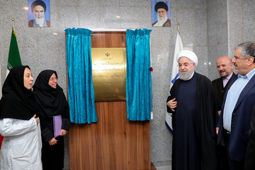 افتتاح بیمارستان 225 تختخوابی امام خمینی(ره) خوی با حضور رئیس‌جمهور