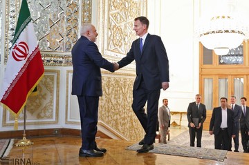 دیدار وزیر خارجه انگلیس با ظریف