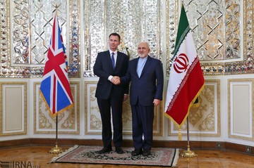 دیدار وزیر خارجه انگلیس با ظریف