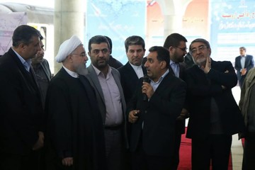 افتتاح ایستگاه راه‌آهن ارومیه توسط رییس‌جمهور